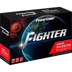 Видеокарты PowerColor Radeon RX 6500 XT Fighter 4GB