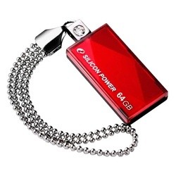 USB Flash (флешка) Silicon Power Touch 810 64Gb (красный)