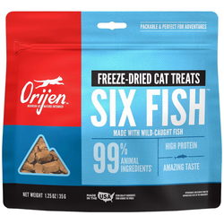 Корм для кошек Orijen Freeze-Dried Treats 6 Fish 35 g