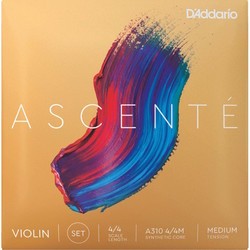 Струны DAddario Ascente Violin String Set 4/4 Size Medium