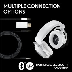 Наушники Logitech G Pro X 2 Lightpeed (белый)