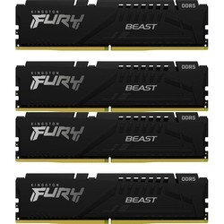 Оперативная память Kingston Fury Beast DDR5 4x16Gb KF560C40BBK4-64