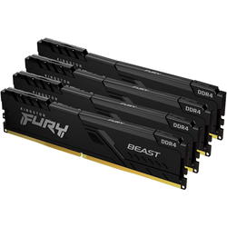 Оперативная память Kingston Fury Beast DDR5 4x16Gb KF556C40BBK4-64