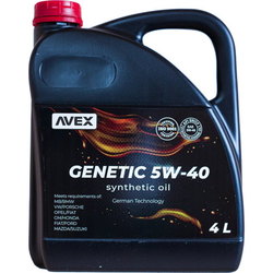 Моторные масла AVEX Genetic 5W-40 Synth 4&nbsp;л