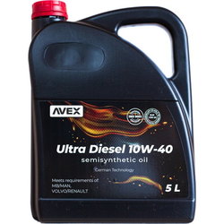 Моторные масла AVEX Ultra Diesel 10W-40 5&nbsp;л