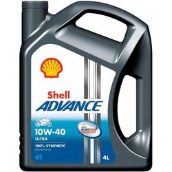 Моторные масла Shell Advance 4T Ultra 10W-40 4&nbsp;л