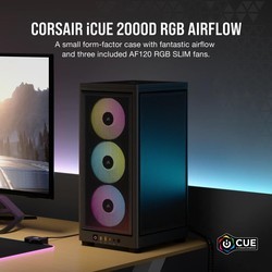 Корпуса Corsair 2000D RGB Airflow черный