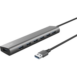 Картридеры и USB-хабы Trust Halyx 7 Port USB 3.2 Gen1 Hub