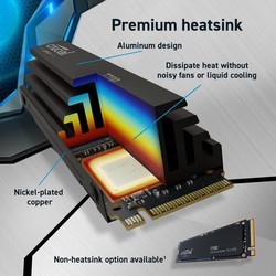 SSD-накопители Crucial T700 CT4000T700SSD5 4&nbsp;ТБ с радиатором