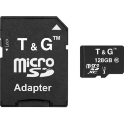 Карты памяти T&G microSD class 10 UHS-I U3 + SD adapter 64&nbsp;ГБ