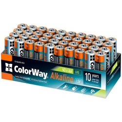 Аккумуляторы и батарейки ColorWay Alkaline Power  40xAA
