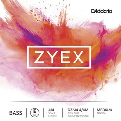 Струны DAddario ZYEX Double Bass E-String 4/4 Medium