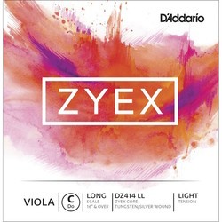 Струны DAddario ZYEX Viola C String Long Scale Light