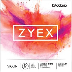 Струны DAddario ZYEX Violin D String Silver Wound 4/4 Medium