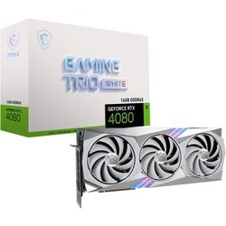 Видеокарты MSI GeForce RTX 4080 16GB GAMING TRIO WHITE