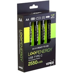 Аккумуляторы и батарейки Verico Loop Energy  4xAA 1700 mAh