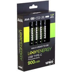 Аккумуляторы и батарейки Verico Loop Energy  4xAAA 600 mAh