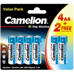 Аккумуляторы и батарейки Camelion Digi Alkaline  6xAA