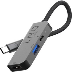 Картридеры и USB-хабы LINQ 3in1 4K HDMI Adapter with PD and USB-A