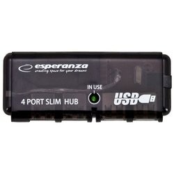 Картридеры и USB-хабы Esperanza 4-PORT HUB USB 2.0 EA112