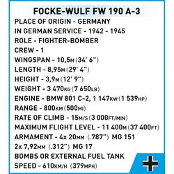 Конструкторы COBI Focke-Wulf FW 190-A3 5741