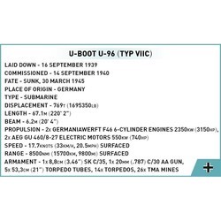 Конструкторы COBI U-Boot U-96 Typ VIIC 4847
