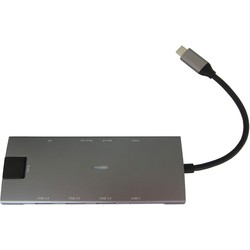 Картридеры и USB-хабы Dynamode Dock 9-in-1 Type C HDMI Mini DP USB3.0 RJ45