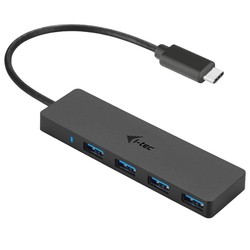 Картридеры и USB-хабы i-Tec USB-C Slim Passive HUB 4 Port
