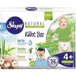 Подгузники (памперсы) Sleepy Natural Diapers 4 Plus / 26 pcs