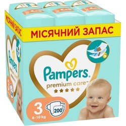 Подгузники (памперсы) Pampers Premium Care 3 / 200 pcs