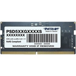 Оперативная память Patriot Memory Signature SO-DIMM DDR5 1x8Gb PSD58G480041S