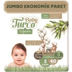 Подгузники (памперсы) Baby Turco Diapers Junior / 40 pcs