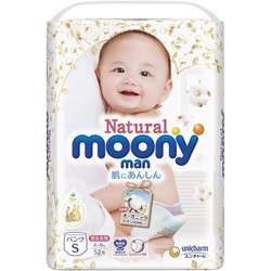 Подгузники (памперсы) Moony Natural Diapers S / 52 pcs