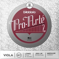 Струны DAddario Pro-Arte Viola String Set Long Scale Medium