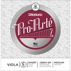 Струны DAddario Pro-Arte Viola C String Short Scale Medium