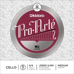 Струны DAddario Pro-Arte Cello G String 4/4 Size Medium