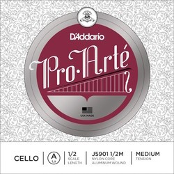 Струны DAddario Pro-Arte Cello A String 1/2 Size Medium