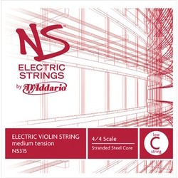 Струны DAddario NS Electric Violin Low C String 4/4 Size Medium