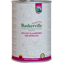 Корм для собак Baskerville Dog Can with Game/Blueberries/Spirulina 0.8&nbsp;кг