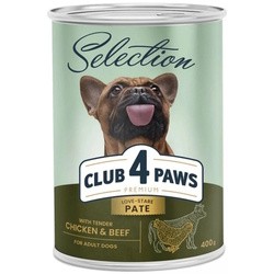 Корм для собак Club 4 Paws Selection Adult Chicken/Beef 400 g 1&nbsp;шт