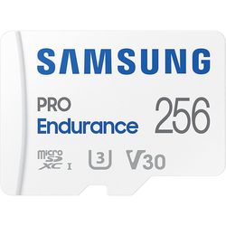 Карты памяти Samsung PRO Endurance microSD + Adapter 256&nbsp;ГБ