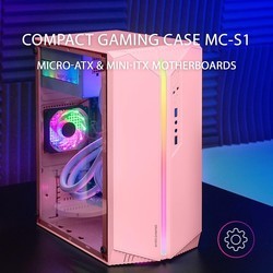 Корпуса Mars Gaming MC-S1 розовый