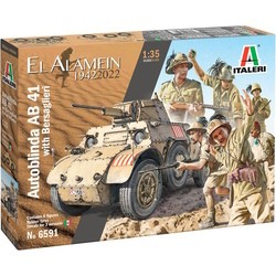 Сборные модели (моделирование) ITALERI Autoblinda AB 41 with Bersaglieri El Alamein (1:35)