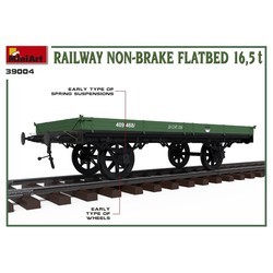 Сборные модели (моделирование) MiniArt Railway Non-Brake Flatbed 16.5 T (1:35)