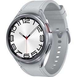 Смарт часы и фитнес браслеты Samsung Galaxy Watch6 Classic  47mm (серебристый)