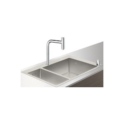 Кухонные мойки Hansgrohe Sink combi 180/450 Select 43206000 755х500