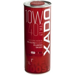 Моторные масла XADO Atomic OIL 10W-40 4T MA2 Red Boost 1L 1&nbsp;л