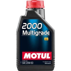Моторные масла Motul 2000 Multigrade 20W-50 1&nbsp;л