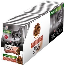 Корм для кошек Pro Plan Nutri Savour Sterilised Beef in Gravy  4 pcs