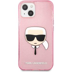Чехлы для мобильных телефонов Karl Lagerfeld Glitter Karl&apos;s Head for iPhone 13 Pro Max